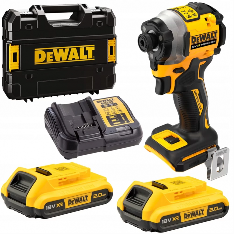 Dewalt DCF850D2T 18V 2.0AH Çift Akülü Kömürsüz Tornavida