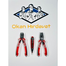 NWS Solingen Pense 180 Mm yankeski 180 Mm DİJİTAL Kontrol Kalemi fenerli 12-250 V SET
