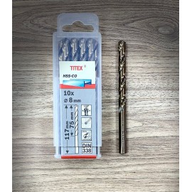  TİTEX HSS-Co Kobaltlı Metal-Paslanmaz Matkap Ucu ..