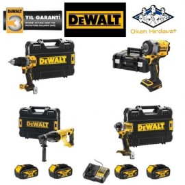 DEWALT 4'LÜ SET DCD805 + DCF860 + DCH133 + DCF922 ..