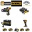 DEWALT 4'LÜ SET DCF922 + DF887+ DCF850 + DCG412 + 4 ADET 4 AMPER AKÜ + SARJ ALETİ