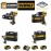 DEWALT 4'LÜ SET DCF922 + DCD800 + DCF887 + DCF860 + 4 ADET 4 AMPER AKÜ + SARJ ALETİ