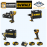DEWALT 4'LÜ SET DCF922 + DF887+ DCF850 + DCD805 + 4 ADET 4 AMPER AKÜ + SARJ ALETİ