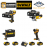DEWALT 4'LÜ SET DCF922 + DF850+ DCG412 + DCD805 + 4 ADET 4 AMPER AKÜ + SARJ ALETİ