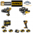 DEWALT 4'LÜ SET DCF922 + DF850+ DCG412 + DCG409 + 4 ADET 4 AMPER AKÜ + SARJ ALETİ