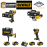 DEWALT 4'LÜ SET DCF922 + DF850+ DCG412 + DCH133 + 4 ADET 4 AMPER AKÜ + SARJ ALETİ