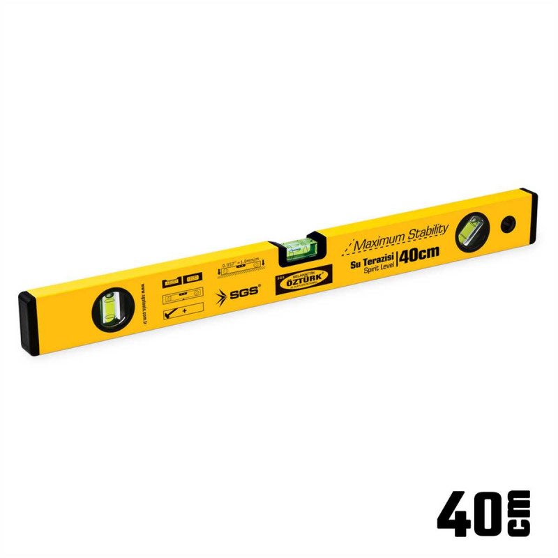 SGS SU TERAZİSİ 40CM (ALÜMİNYUM) MIKNATISLI