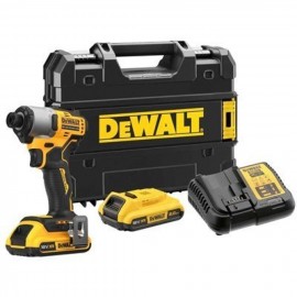 Dewalt DCF840D2T 18V 2.0AH Li-ion Kompakt Kömürsüz Çift Akülü Darbeli Tornavida