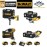 DEWALT 4'LÜ SET DCH133 + DCS334 + DCG412 + DCD800 + 4 ADET 4 AMPER AKÜ + SARJ ALETİ