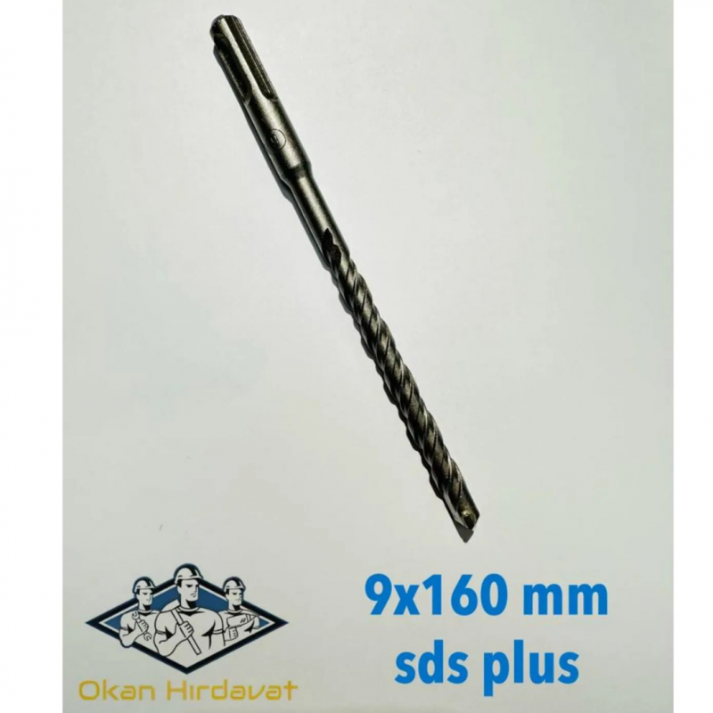 Okan HIRDAVAT MATKAP UCU 9X160mm SDS PLUS BETON DELME