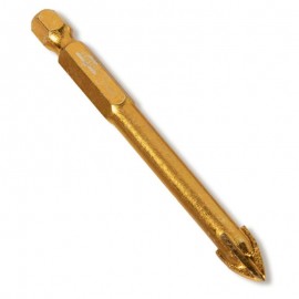 KARBÜR UÇLU OK TİPİ HEX 4 AĞIZLI DELME UCU (Granit - Seramik - Cam Delme UCU) 12X85