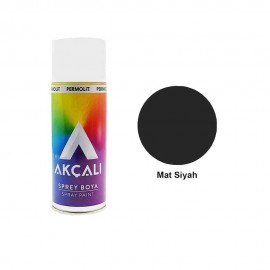 Akçalı Sprey Boya 526 Mat Siyah 400 Ml