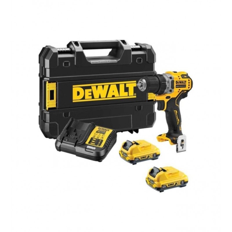 Dewalt DCD701D2 12VOLT/2.0AH Li-Ion Çift Akülü Kömürsüz Profesyonel Vidalama