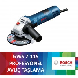 Bosch Gws 7-115 Profesyonel Avuç Taşlama 720 Watt