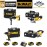 DEWALT 4'LÜ SET DCH133 + DCS334 + DCG412 + DCD805 + 4 ADET 4 AMPER AKÜ + SARJ ALETİ
