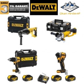 DEWALT 4 LÜ SET DCH133 + DCF850 + DCG412 + DCD805 ..