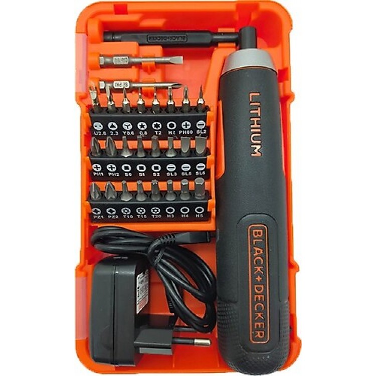 BLACK +Decker BD40K27-TR 4V 6,35 mm Li-ion Akülü Tornavida 27 PARÇA OKAN HIRDAVAT